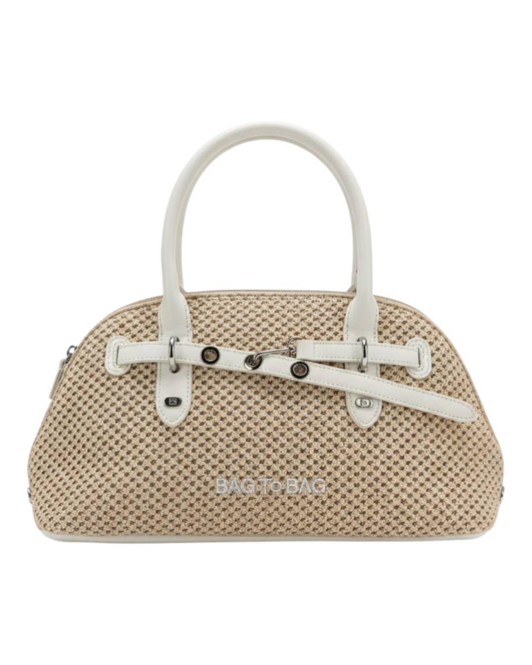 Τσάντα ώμου A8016 – Ασπρο BAG TO BAG - sukki.gr