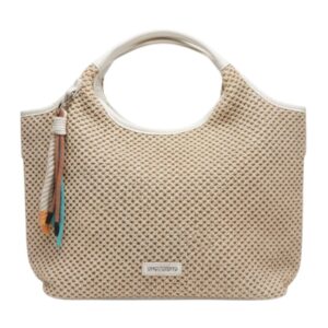 Τσάντα χειρός A8015 – Ασπρο BAG TO BAG - sukki.gr