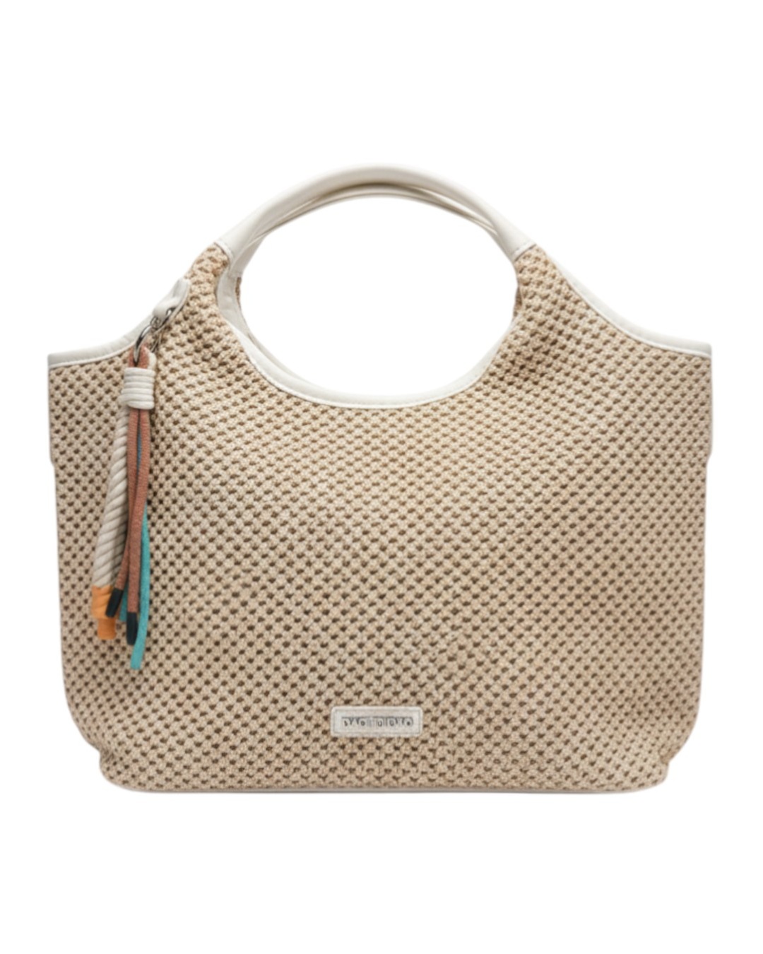 Τσάντα χειρός A8015 – Ασπρο BAG TO BAG - sukki.gr