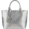Τσάντα Χειρός 10661 – Ασημί BAG TO BAG - sukki.gr