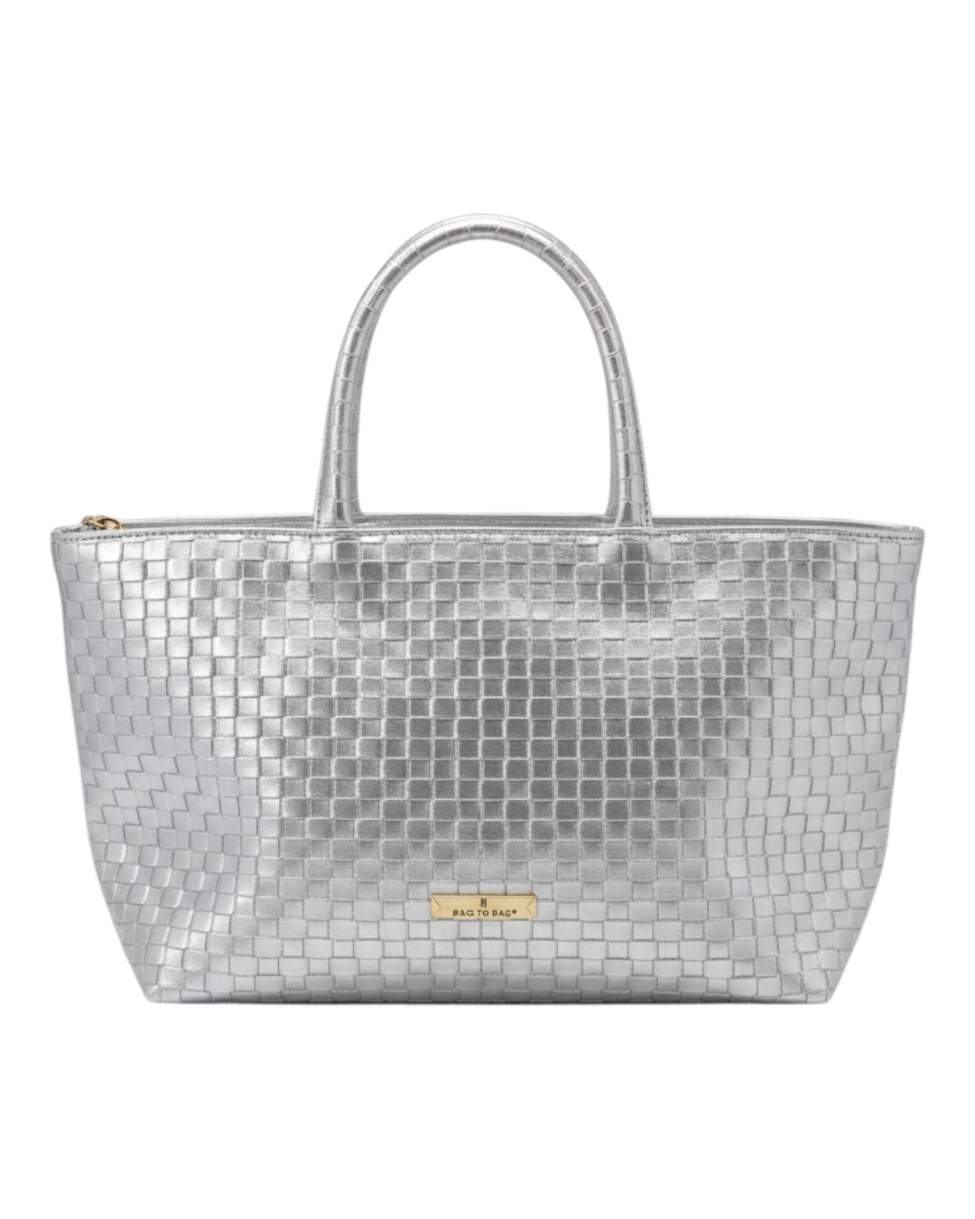 Τσάντα ώμου 10663# – Ασημί BAG TO BAG - sukki.gr