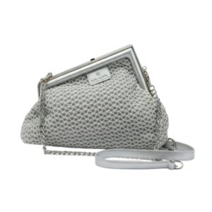 Τσάντα φάκελος clutch J2503 – Ασημί BAG TO BAG - sukki.gr