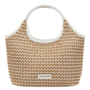 Τσάντα χειρός F2666-2 – Ασπρο BAG TO BAG - sukki.gr