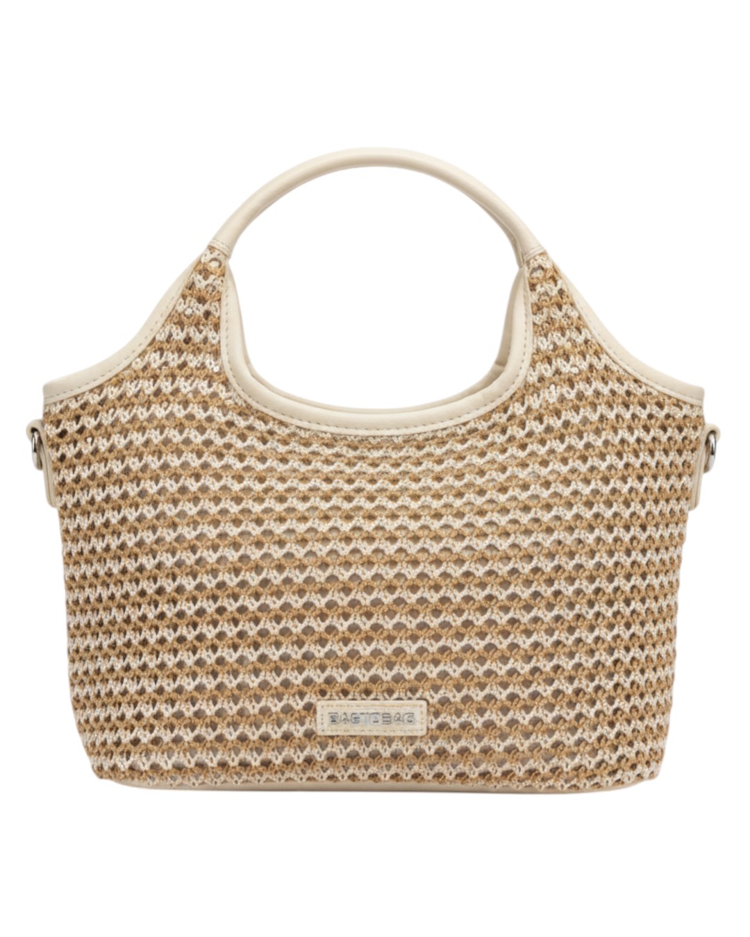 Τσάντα χειρός F2666-2 – Μπέζ BAG TO BAG - sukki.gr
