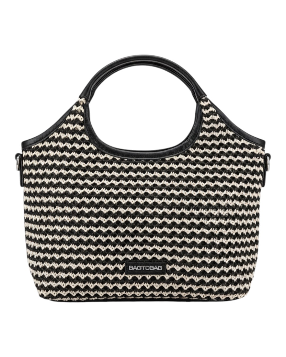Τσάντα χειρός F2666-2 – Μαύρο BAG TO BAG - sukki.gr