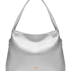Τσάντα ώμου 10662 – Ασημί BAG TO BAG - sukki.gr