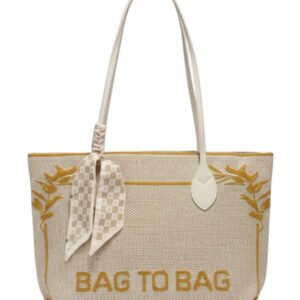 Τσάντα Ώμου J2506 – Ασπρο BAG TO BAG - sukki.gr