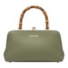 Τσάντα Χειρός με Bamboo Λαβή MD2572 – Πράσινο BAG TO BAG - sukki.gr