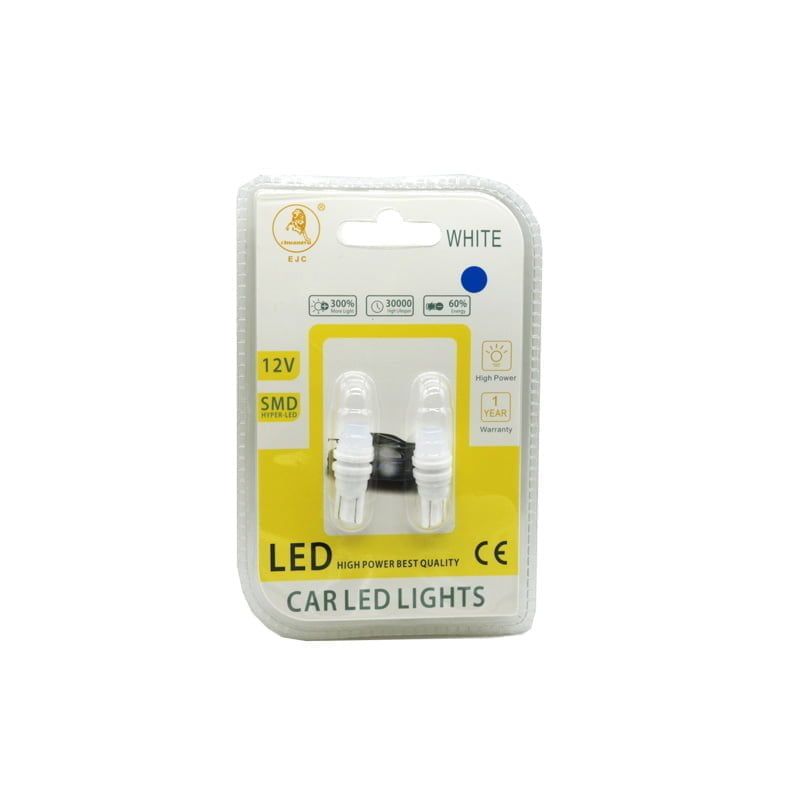 EJC Λάμπες Αυτοκινήτου Canbus 12V T10-3 2τμχ μπλε φως – LED light - sukki.gr