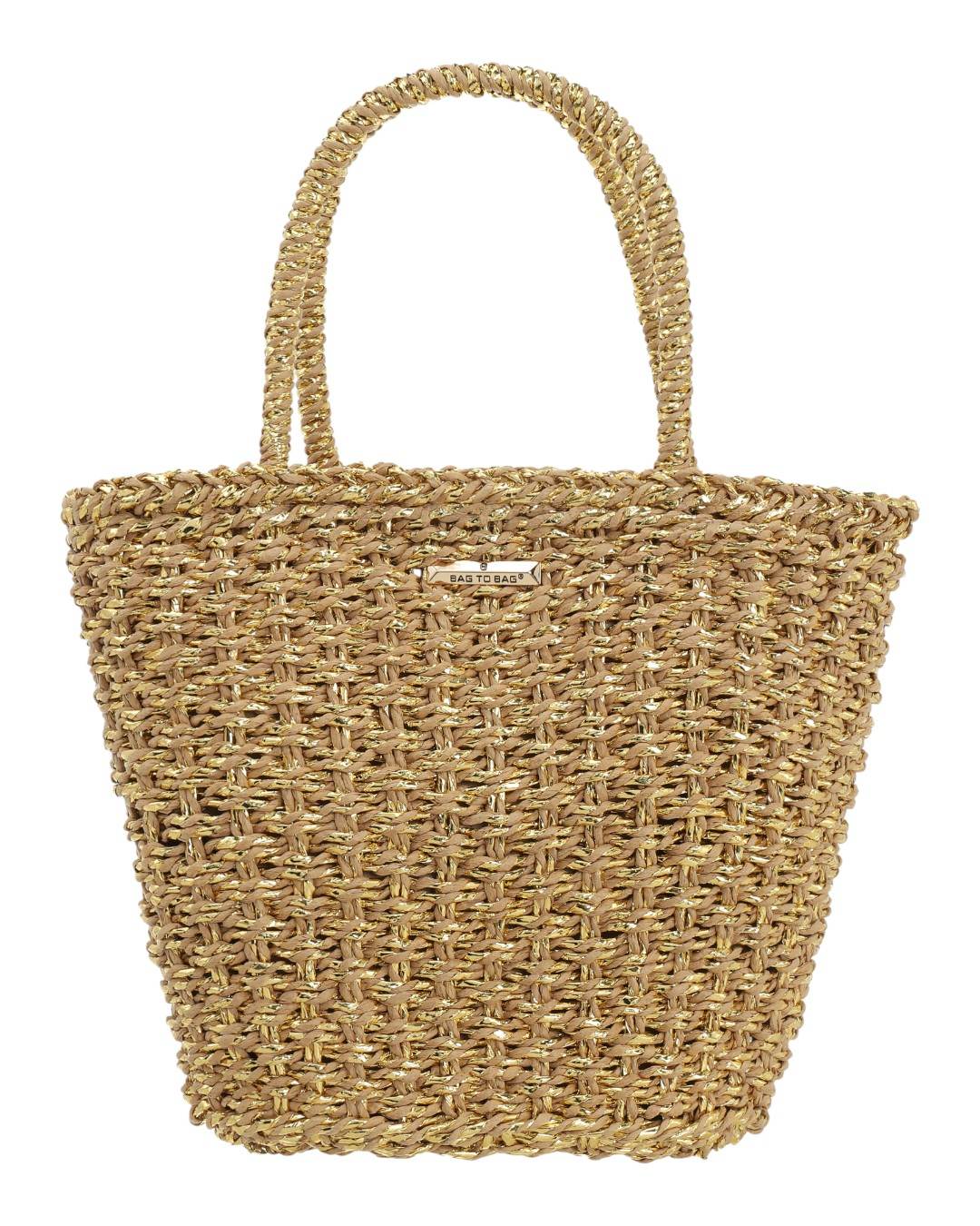 Ψάθινη Τσάντα ώμου CH-1736 – Χακί BAG TO BAG - sukki.gr