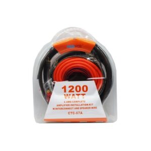 PERVOI σετ καλωδίων ενισχυτή αυτοκινήτου 1200W CTC67A - Amplifier installation kit interconnect and speaker wire - sukki.gr