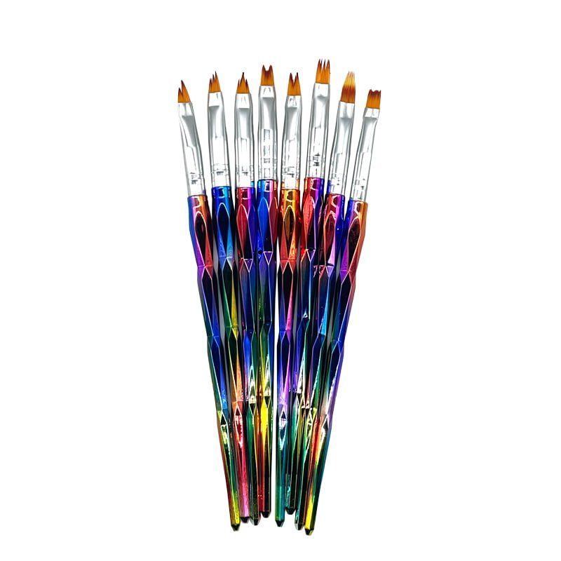 Σετ πινέλα νυχιών Nail Art 8τμχ - 8Pcs Nail Art Brush - sukki.gr