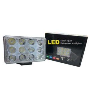 Προβολέας αυτοκινήτου 36W 12LED - 5 INCH SQUAR HIGH POWER SPOLIGHTS 10-80V DC - sukki.gr