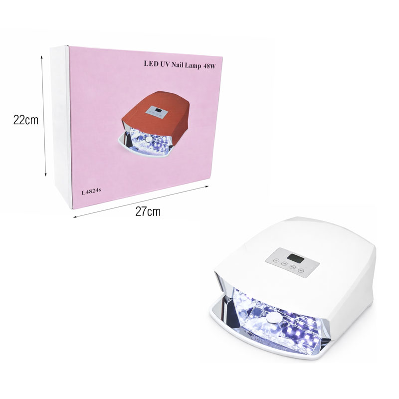 Λάμπα Νυχιών LED UV 48W L4824s - LED UV Nail Lamp 48W - Image 2