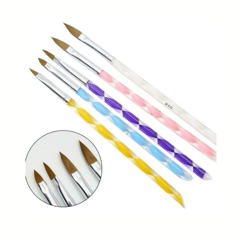 Σετ 5 Πινέλα νυχιών Nail Art - sukki.gr