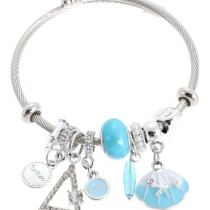 Βραχιόλι κοχύλι QW-8104-15 – Γαλάζιο BAG TO BAG - sukki.gr