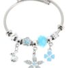 Βραχιόλι με καρδιά QW-8121-15 – Γαλάζιο BAG TO BAG - sukki.gr