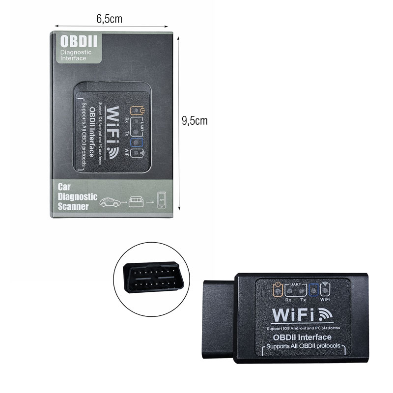 Διαγνωστικό Αυτοκινήτου OBDII WiFi Scanner - OBDII WiFi Car Diagnostic Scanner - Image 2