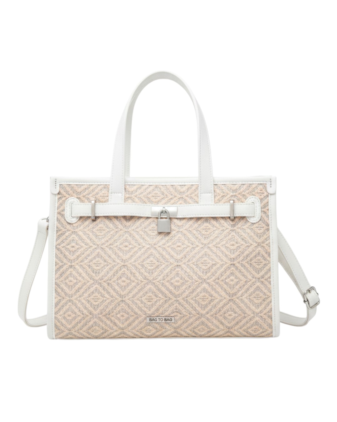 Τσάντα χειρός XQ10668 – Ασπρο BAG TO BAG - sukki.gr