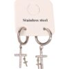 Σκουλαρίκι NN-S239 – Ασημί BAG TO BAG - sukki.gr
