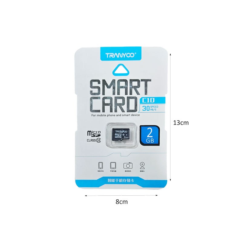 Tranyoo Κάρτα Μνήμης Micro SD 2GB Class 10 - Micro SD Memory Card 2GB Class 10 - Image 2