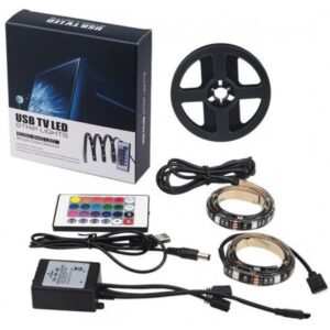 Ταινία Led για TV IP65 RGB Usb TV Led Strip Lights 5050 SMD Led 2x50cm - sukki.gr
