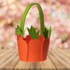 Διακοσμητικό πασχαλινό καλάθι - Easter carrot basket - sukki.gr