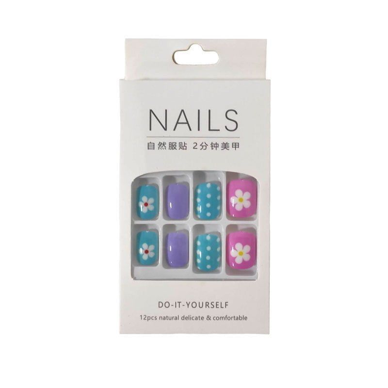 Αυτοκόλλητα νύχια σε διάφορα σχέδια - Press-on fake nails - sukki.gr