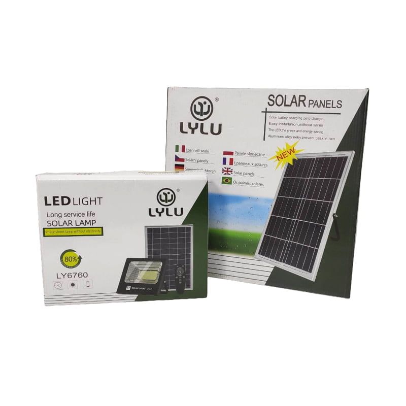 LYLU Ηλιακός προβολέας με τηλεχειριστήριο 200W LY6760 - Solar light - Image 4