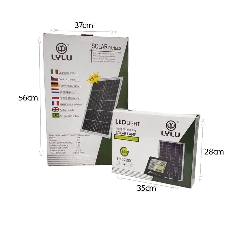 LYLU Ηλιακός προβολέας με τηλεχειριστήριο LED 400W LY67200 - Solar light - Image 5