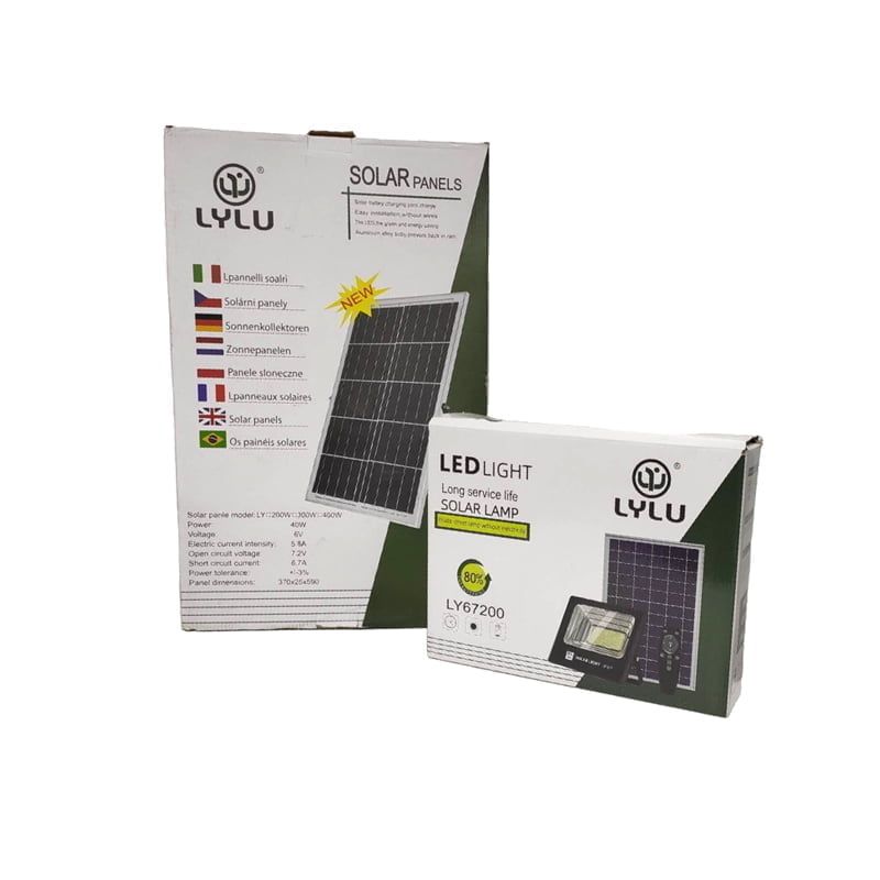 LYLU Ηλιακός προβολέας με τηλεχειριστήριο LED 400W LY67200 - Solar light - Image 4
