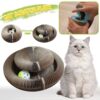 Παιχνίδι γάτας στρογγυλή ξύστρα - Cat scratching board - sukki.gr
