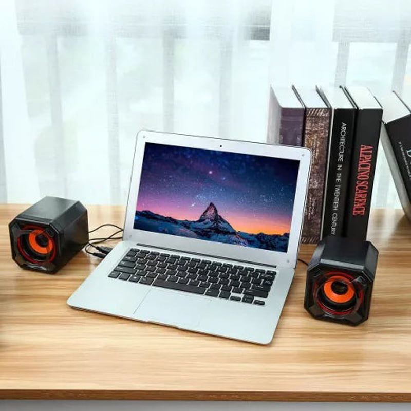 Andowl Ηχεία 2.0 Multimedia Mini Speaker Q88 - Mobile Desktop Speakers - Image 3