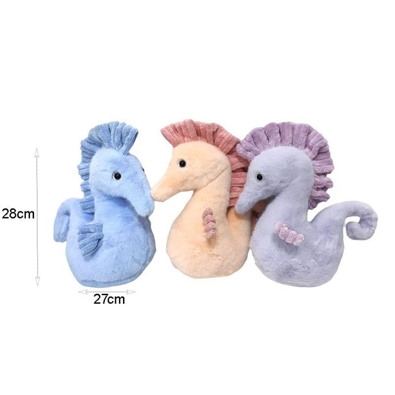 Λούτρινο ιππόκαμπος 28cm - Seahorse - Image 5