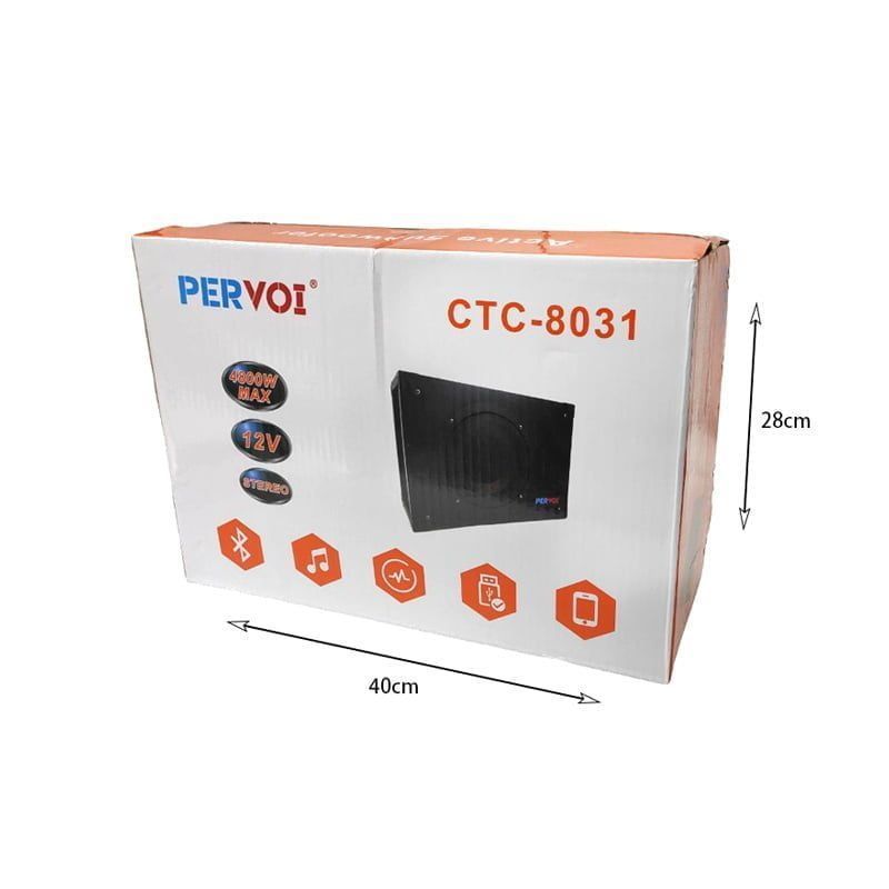 Pervoi Subwoofer Αυτοκινήτου 12V CTC-8031 - Active subwoofer - Image 7