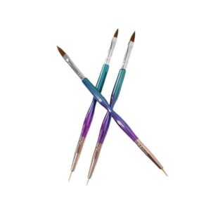 Πινέλο νυχιών διπλής όψης 3τεμ - Nail pen - sukki.gr