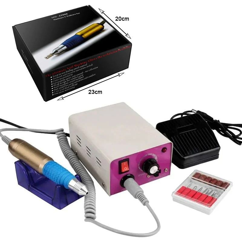 MM-25000 Τροχός Νυχιών Ρεύματος 30000rpm με Πεντάλ με Συμβατικό Μετασχηματιστή - Nail drill - Image 3