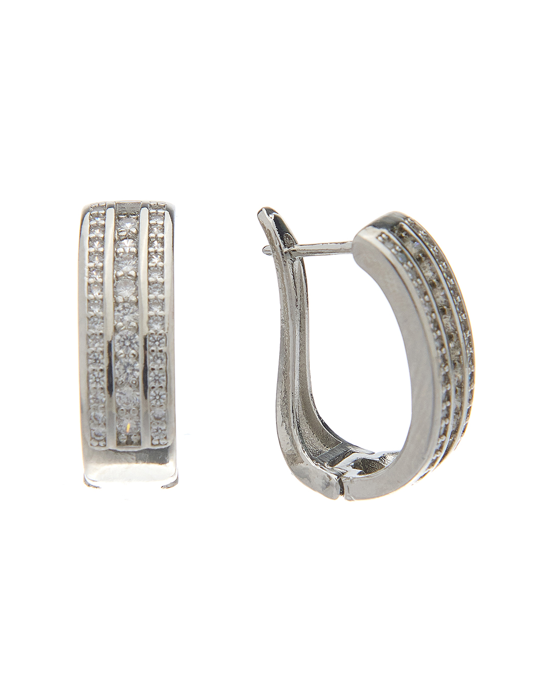 Κρίκος με πέτρες XM-8808-1 – Ασημί BAG TO BAG - sukki.gr