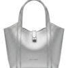 Τσάντα χειρός KX2521 – Ασημί BAG TO BAG - sukki.gr