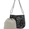 Τσάντα χιστή J2518 – Μαύρο BAG TO BAG - sukki.gr