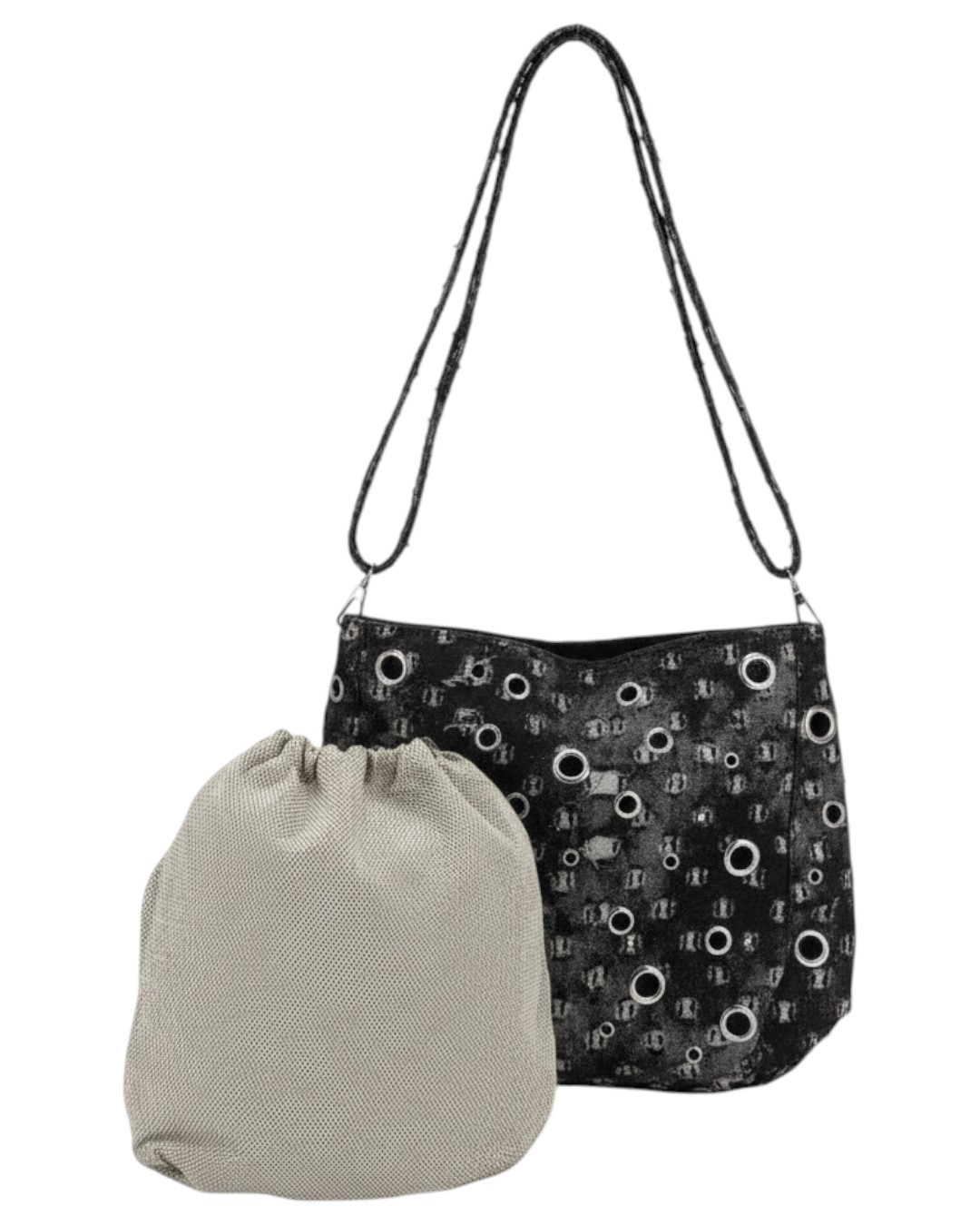 Τσάντα χιστή J2518 – Μαύρο BAG TO BAG - sukki.gr