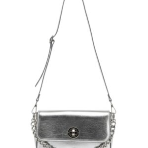 Τσάντα Χιαστί TZX-51113 – Ασημί BAG TO BAG - sukki.gr