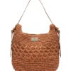 Ψάθινη τσάντα ώμου XY-2638 – Κόκκινο BAG TO BAG - sukki.gr