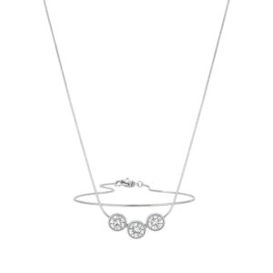 Κρεμαστό λαιμού OO-K925 – Ασημί BAG TO BAG - sukki.gr