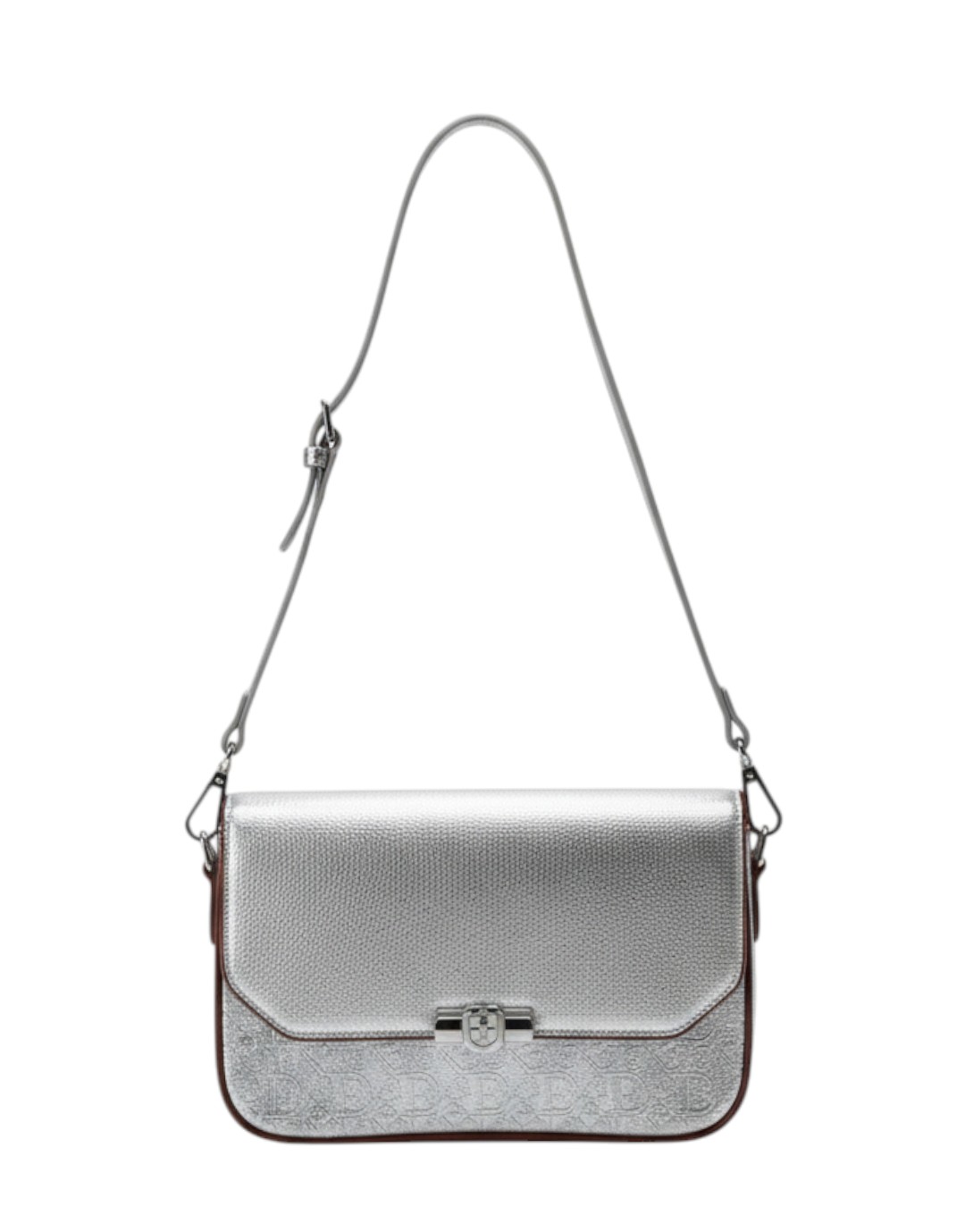 Τσάντα χιαστή BY-88182 – Ασημί BAG TO BAG - sukki.gr