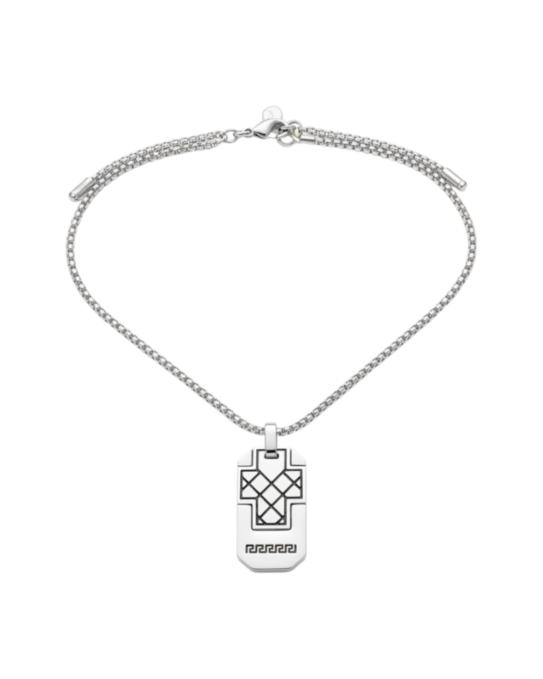 Αλυσίδα λαιμού με σταυρό ALE-K026 – Ασημί BAG TO BAG - sukki.gr