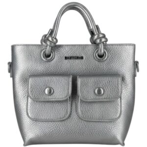 Τσάντα χειρός YF99107 – Ασημί BAG TO BAG - sukki.gr