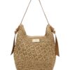 Ψάθινη τσάντα ώμου XY-2638 – Χακί BAG TO BAG - sukki.gr