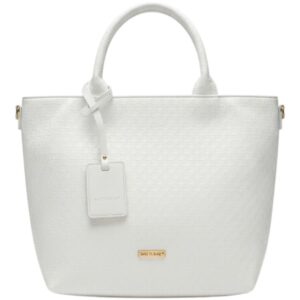 Τσάντα Χειρός 10661 – Ασπρο BAG TO BAG - sukki.gr