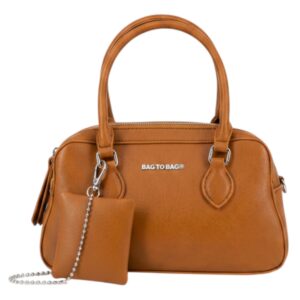 Τσάντα χειρός KX2513 – Κάμελ BAG TO BAG - sukki.gr